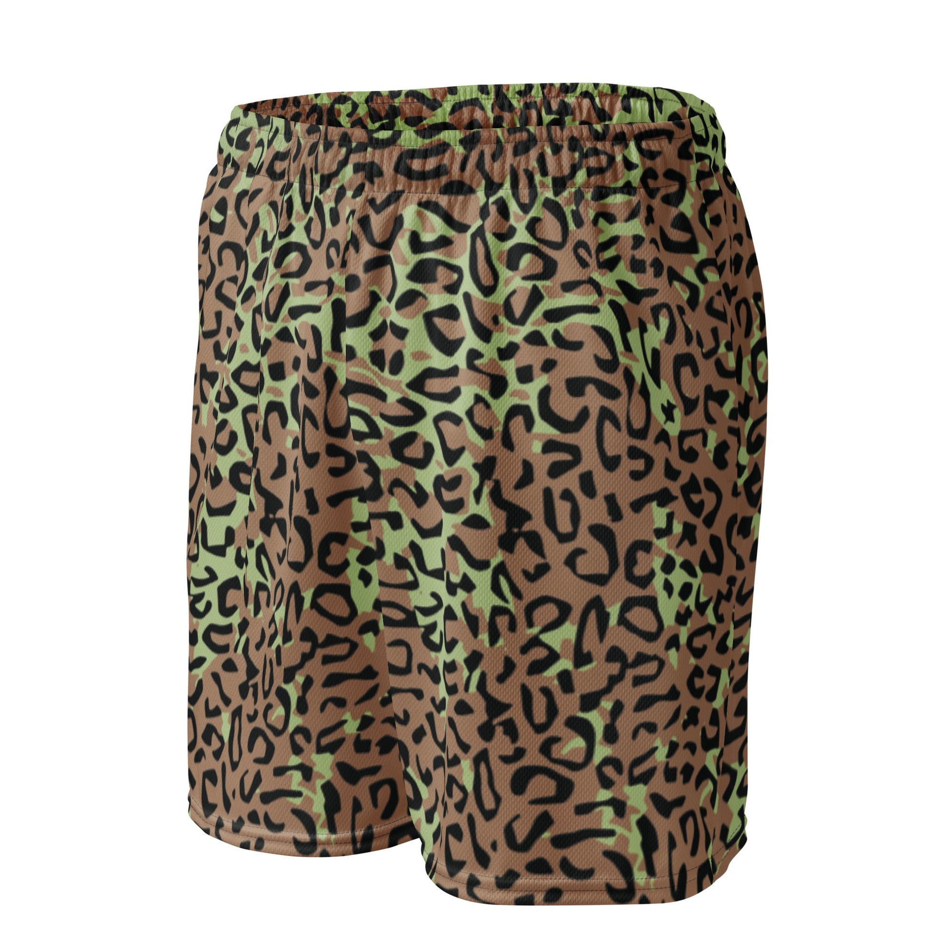 Congo (Zaire) Leopard Spot CAMO Unisex Mesh Shorts