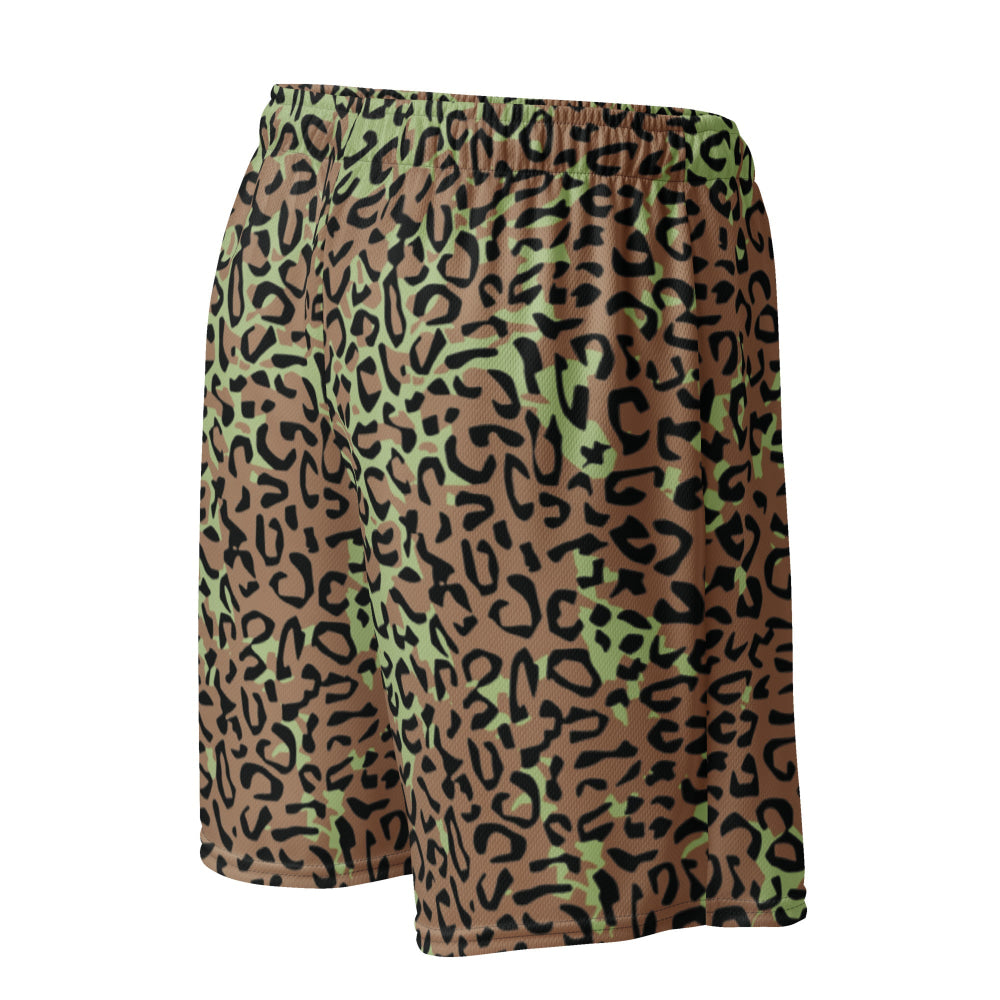 Congo (Zaire) Leopard Spot CAMO Unisex mesh shorts - Mesh Shorts