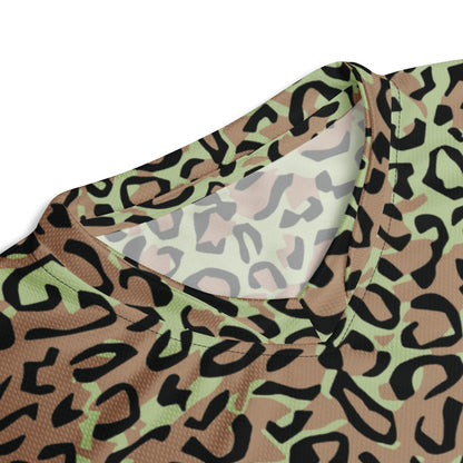 Congo (Zaire) Leopard Spot CAMO unisex sports jersey - Unisex Sports Jersey