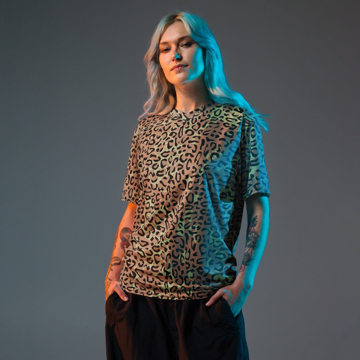 Congo (Zaire) Leopard Spot CAMO unisex sports jersey - Sports Jerseys