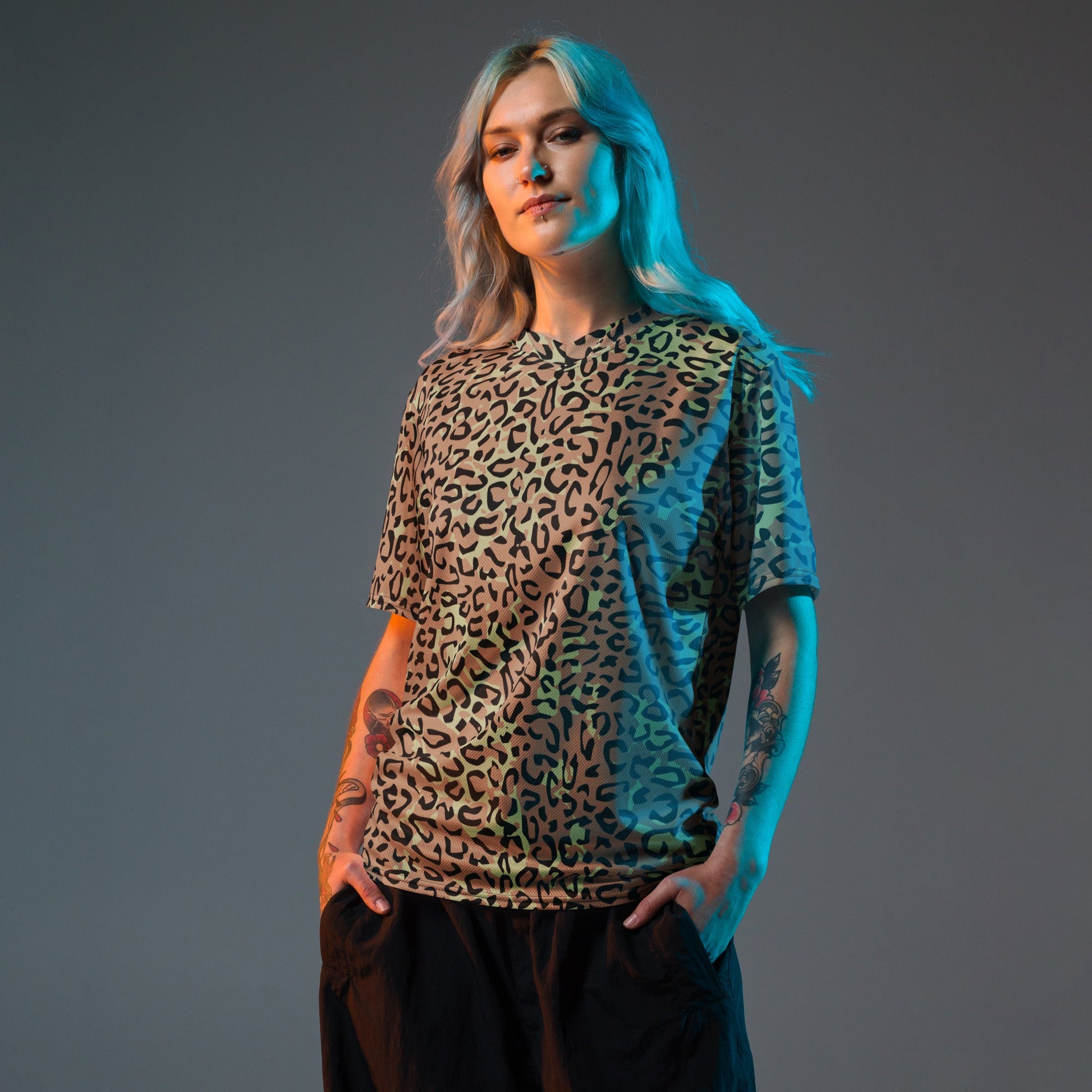 Congo (Zaire) Leopard Spot CAMO unisex sports jersey - Sports Jerseys