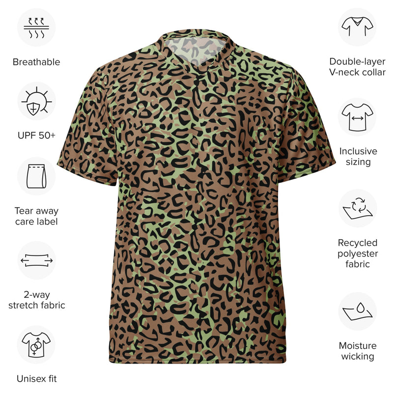 Leopard Spot Zaire CAMO Unisex Sports Jersey