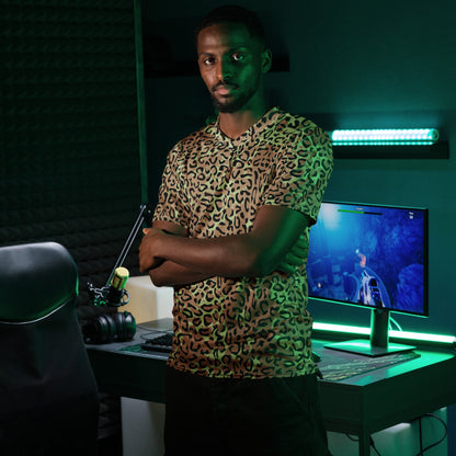 Congo (Zaire) Leopard Spot CAMO unisex sports jersey - Sports Jerseys