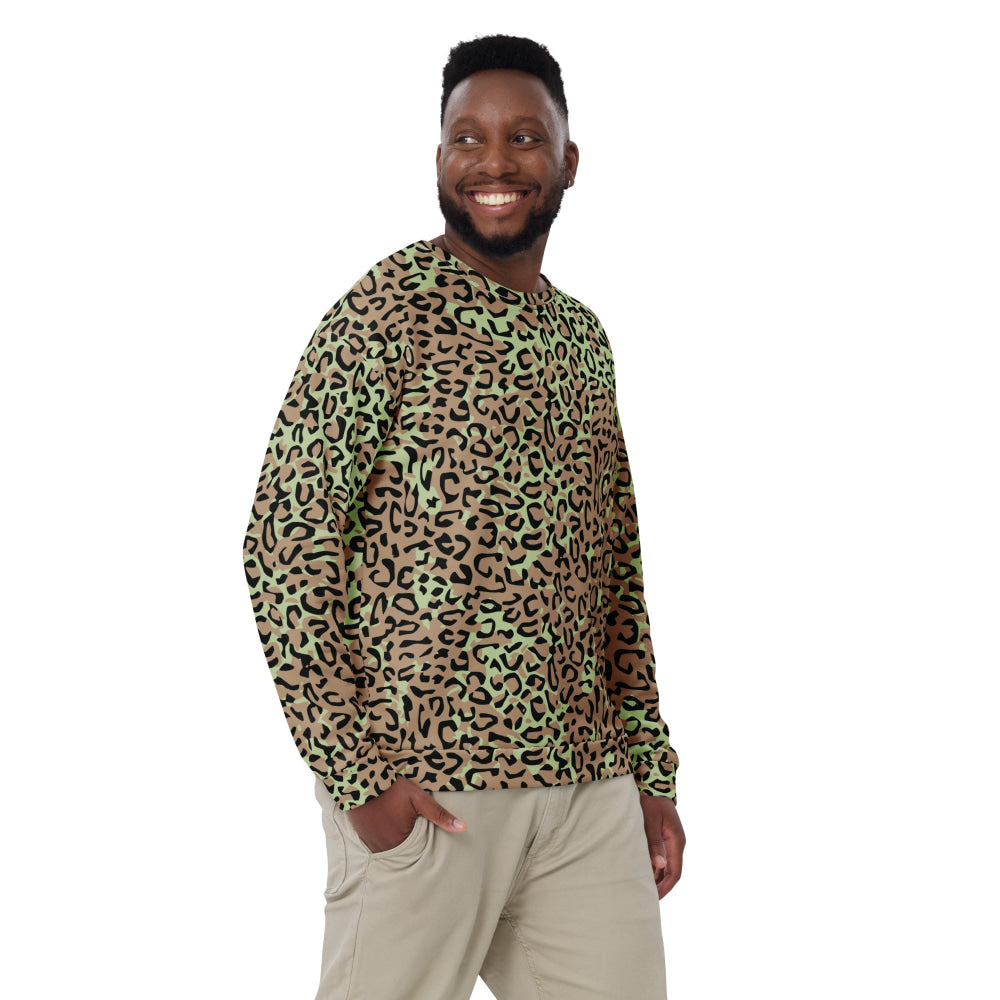 Congo (Zaire) Leopard Spot CAMO Unisex Sweatshirt