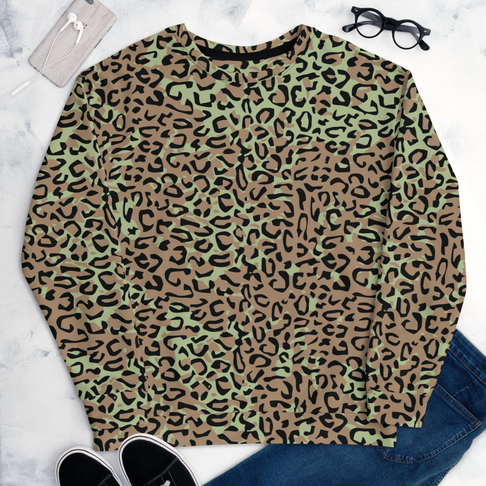 Congo (Zaire) Leopard Spot CAMO Unisex Sweatshirt