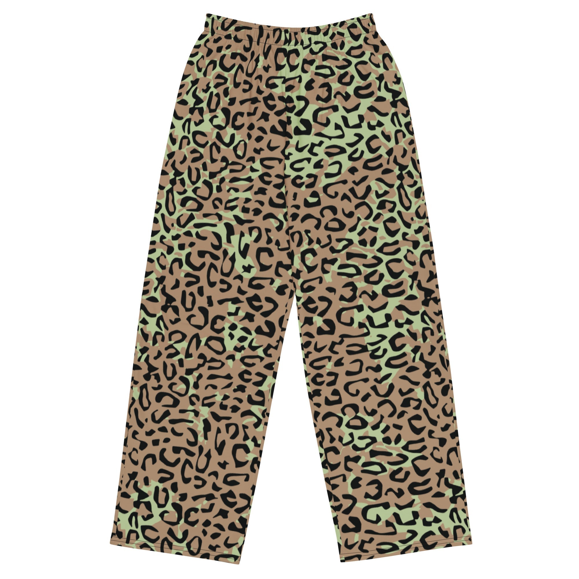 CAMO HQ - Congo (Zaire) Leopard Spot CAMO Unisex Wide-Leg Leisure