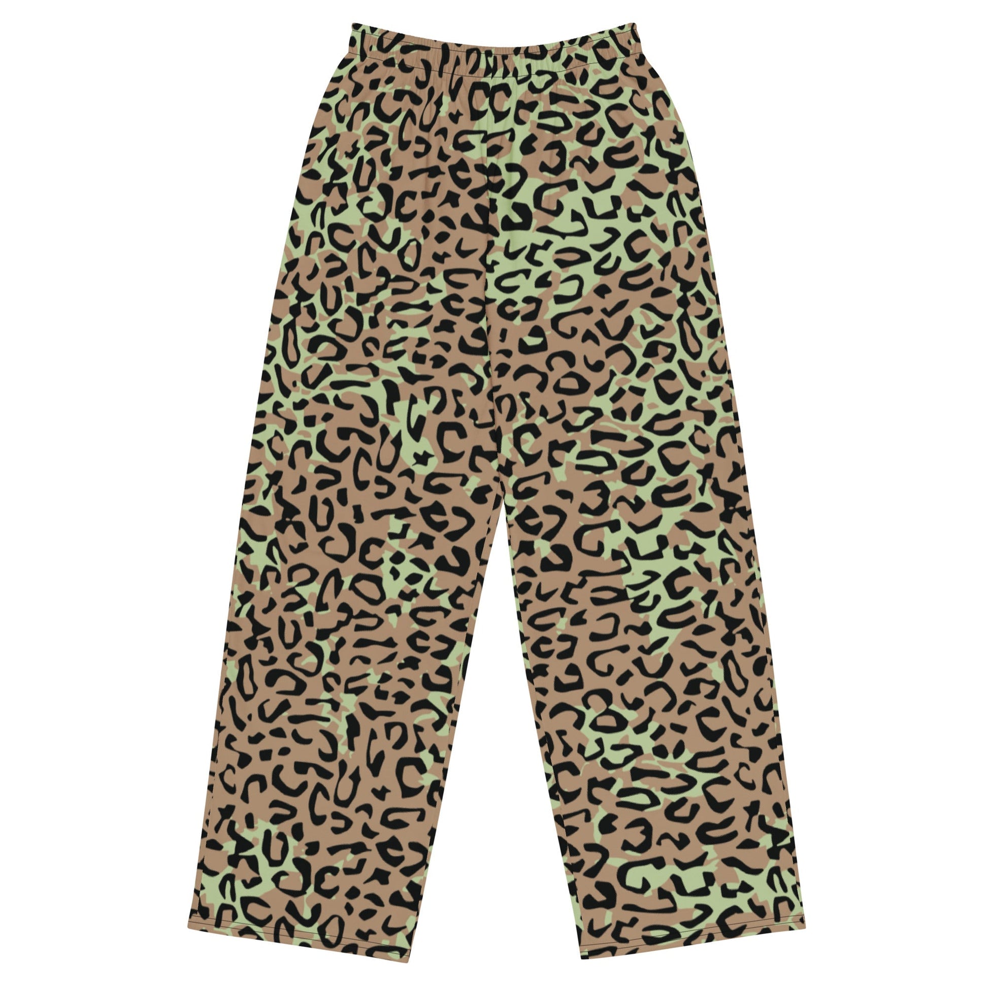 Congo (Zaire) Leopard Spot CAMO unisex wide-leg pants - 2XS - Wide-leg Pants