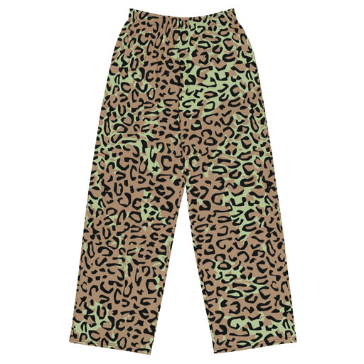 Leopard Spot Zaire CAMO Unisex Wide-Leg Leisure Pants - 2XS - Pant
