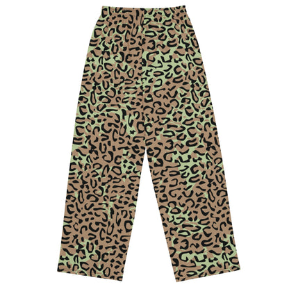 Congo (Zaire) Leopard Spot CAMO unisex wide-leg pants