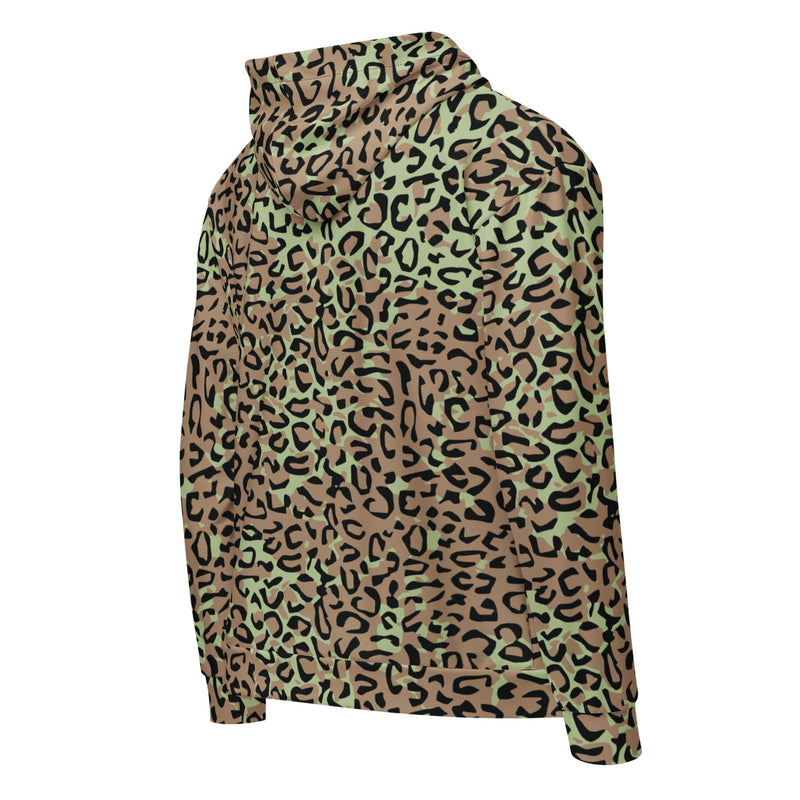 Leopard Spot Zaire CAMO Unisex Zip Hoodie