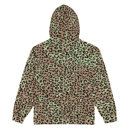 Congo (Zaire) Leopard Spot CAMO Unisex zip hoodie - Zip Hoodies