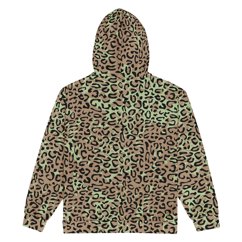 Leopard Spot Zaire CAMO Unisex Zip Hoodie