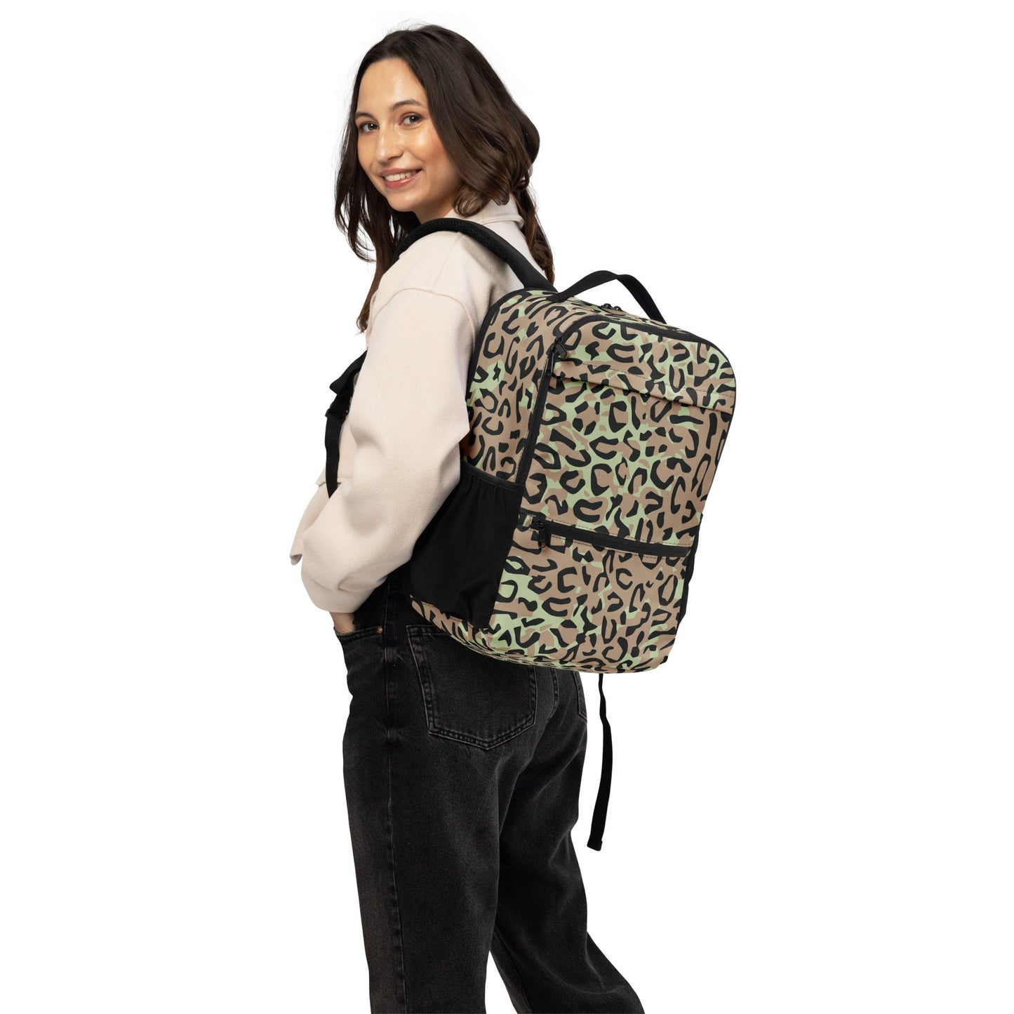 Congo (Zaire) Leopard Spot CAMO Utility Backpack