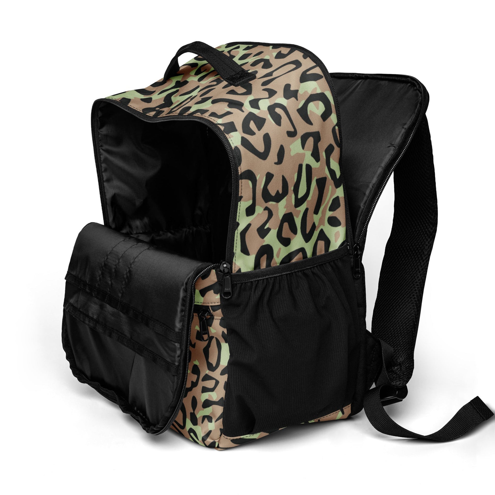 Congo (Zaire) Leopard Spot CAMO Utility Backpack