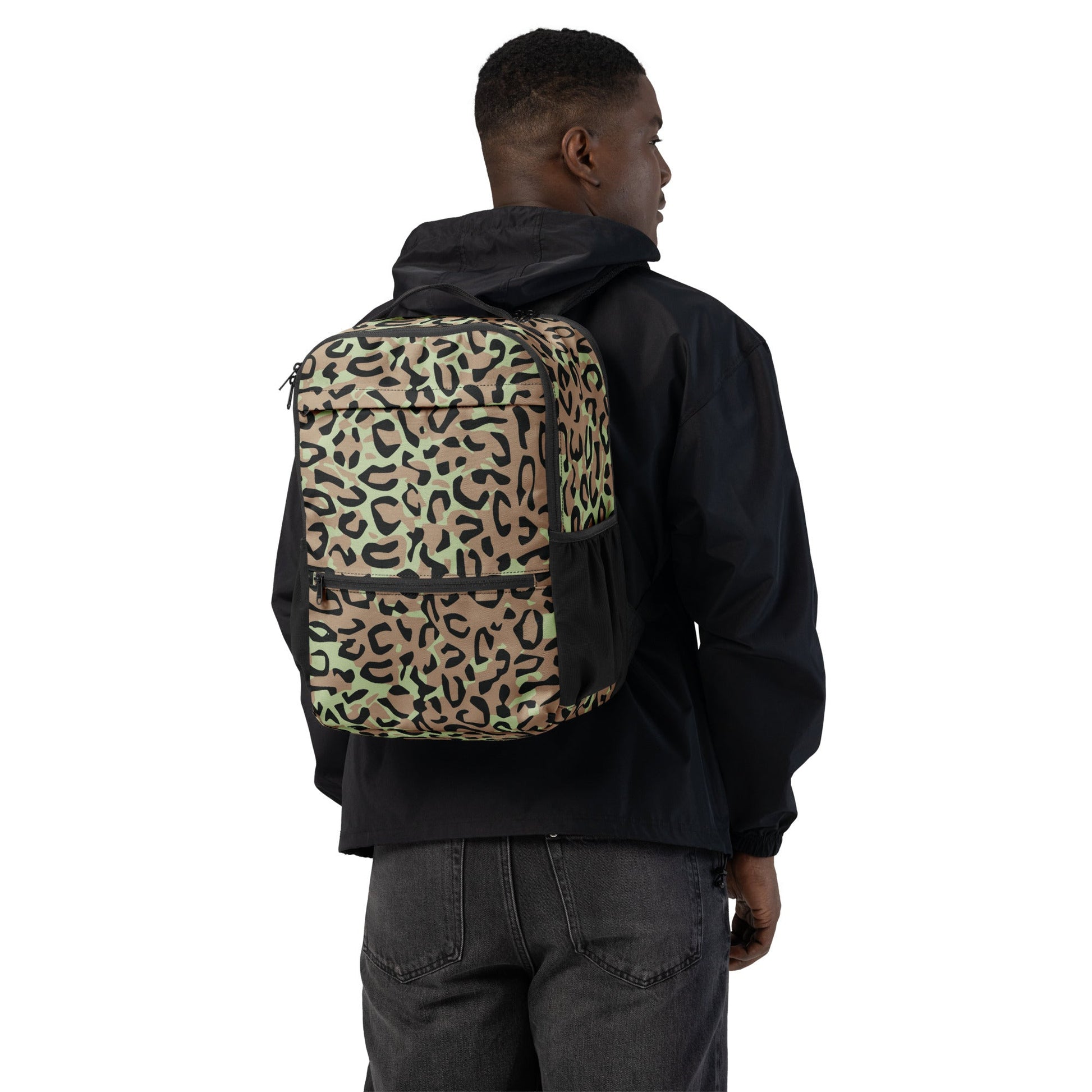 Congo (Zaire) Leopard Spot CAMO Utility Backpack