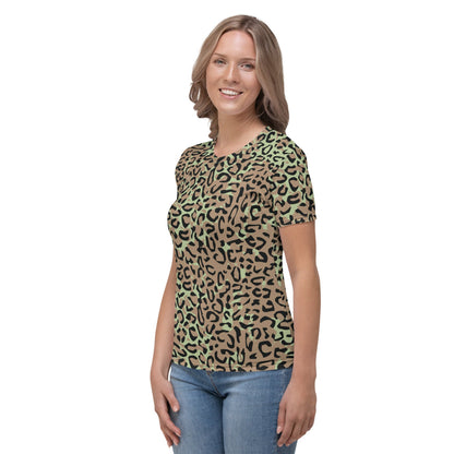 Congo (Zaire) Leopard Spot CAMO Women’s T-shirt - Womens T-Shirt