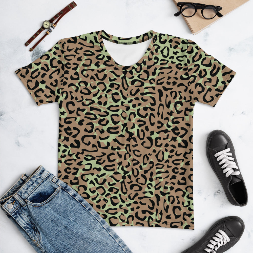 Congo (Zaire) Leopard Spot CAMO Women’s T-shirt - Womens T-Shirt