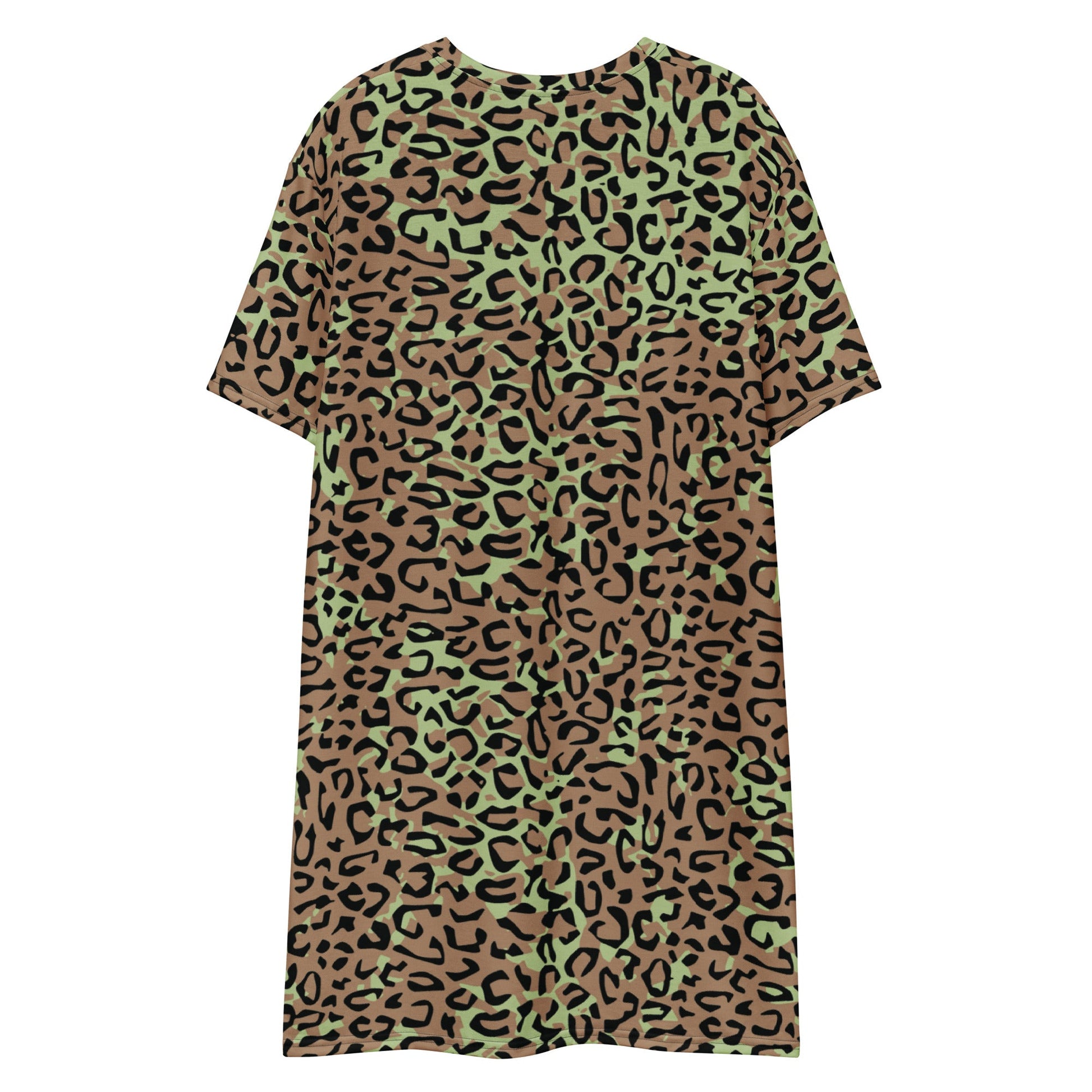 Congo (Zaire) Leopard Spot CAMO Womens T-Shirt Dress
