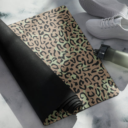 Congo (Zaire) Leopard Spot CAMO Yoga Mat