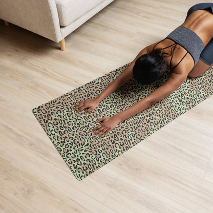 Congo (Zaire) Leopard Spot CAMO Yoga Mat