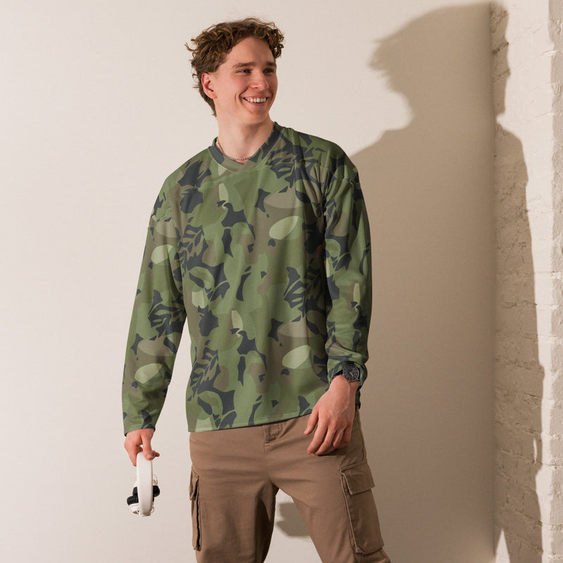 Elm Leaf Cuban Special Troops CAMO Unisex Hockey Fan Jersey