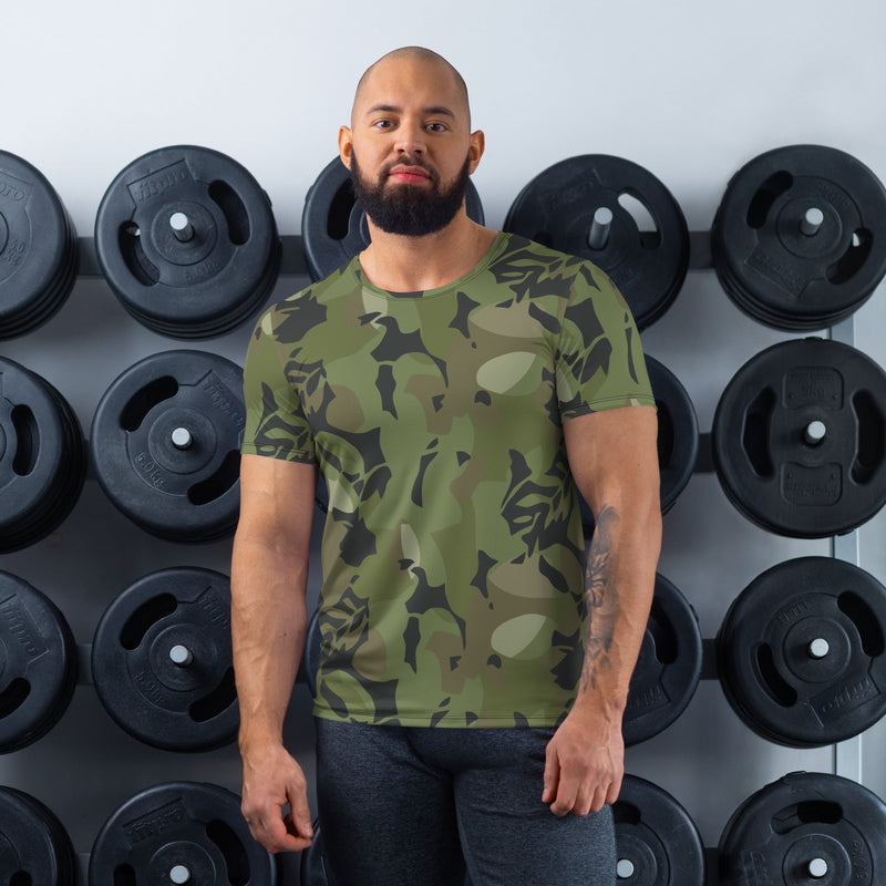Elm Leaf Cuban Special Troops CAMO Mens Athletic T-Shirt - XS - Shirt