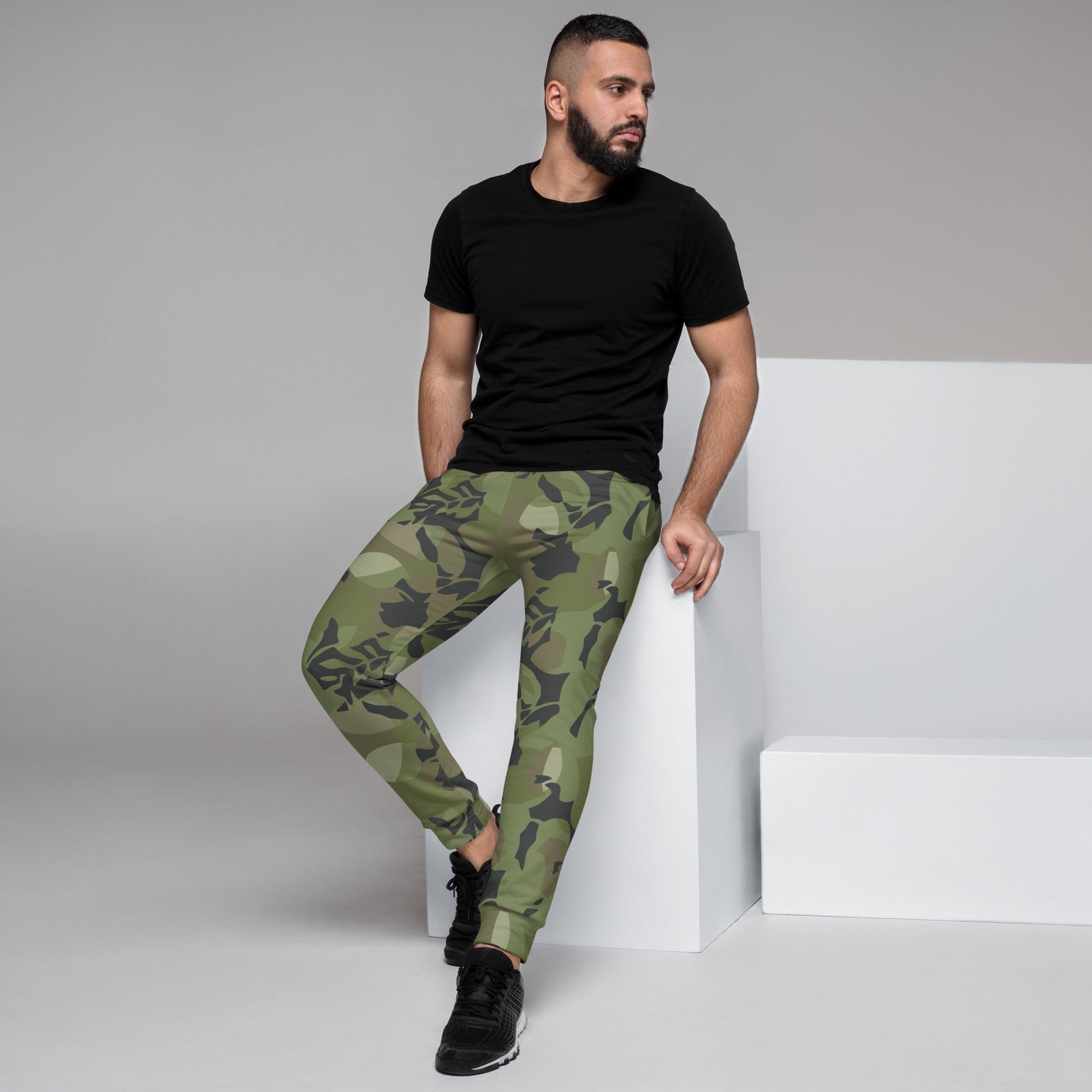 Cuban Elm Leaf Special Troops CAMO Mens Joggers