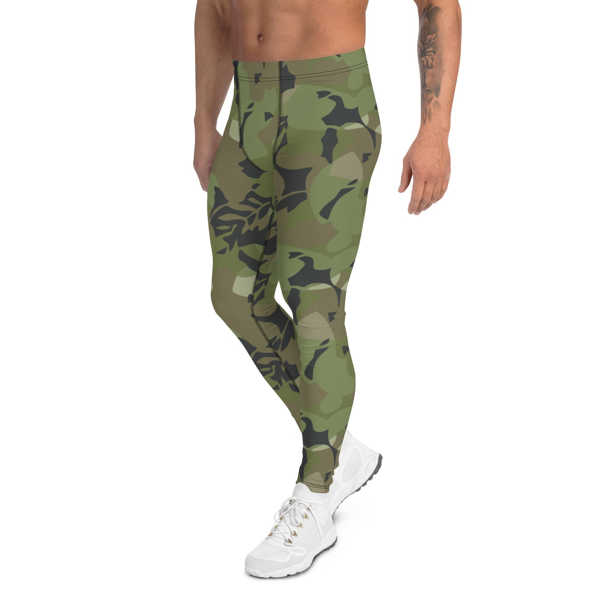 Cuban Elm Leaf Special Troops CAMO Mens Leggings