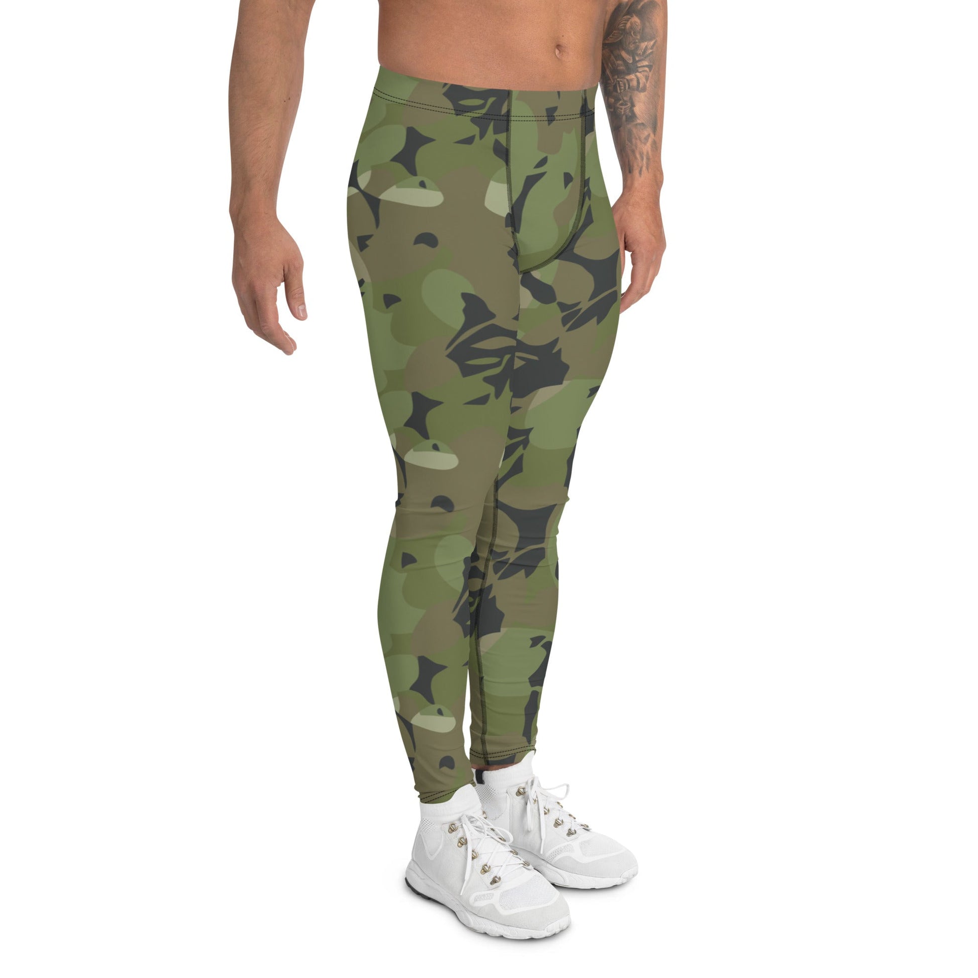 Cuban Elm Leaf Special Troops CAMO Mens Leggings