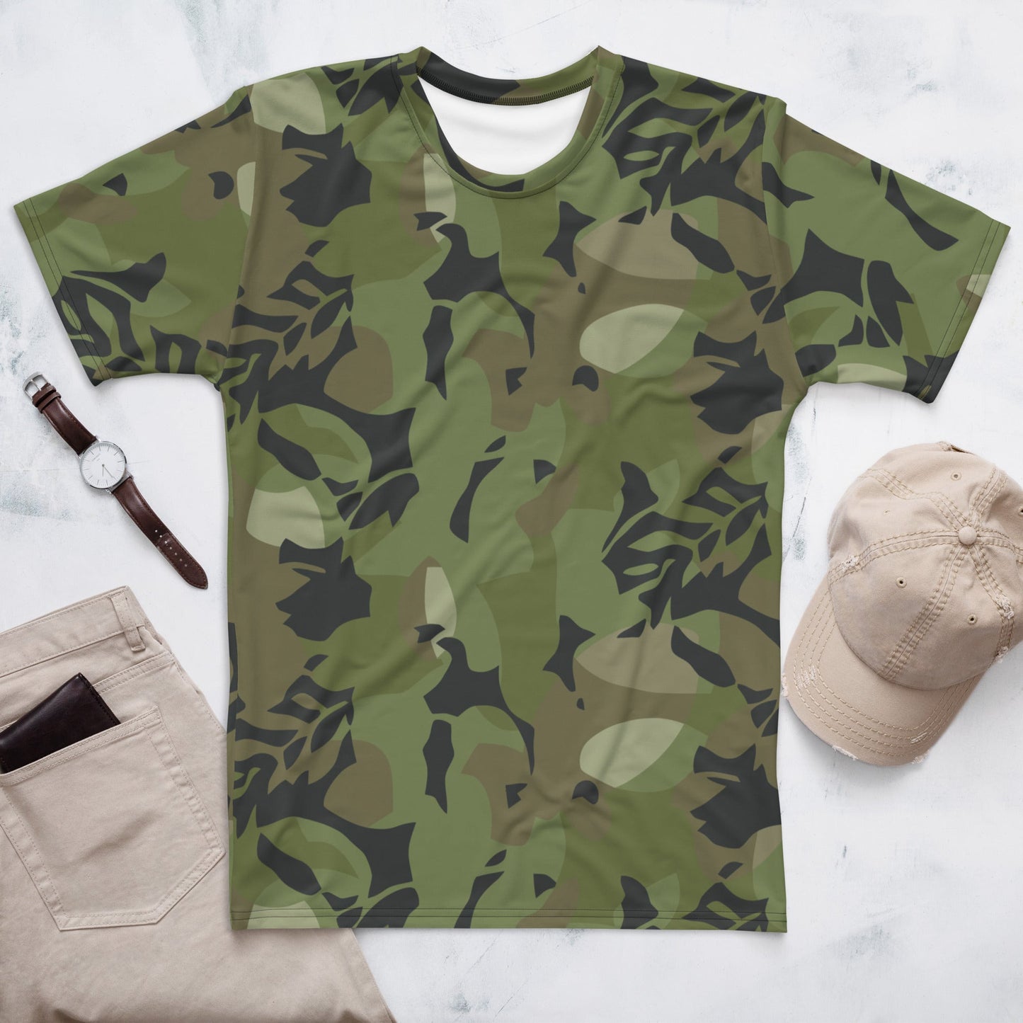 Cuban Elm Leaf Special Troops CAMO Mens t-shirt - XS - T-Shirts