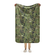 Elm Leaf Cuban Special Troops CAMO Sherpa Blanket - 37″×57″