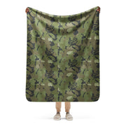 Elm Leaf Cuban Special Troops CAMO Sherpa Blanket - 50″×60″