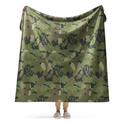 Elm Leaf Cuban Special Troops CAMO Sherpa Blanket - 60″×80″