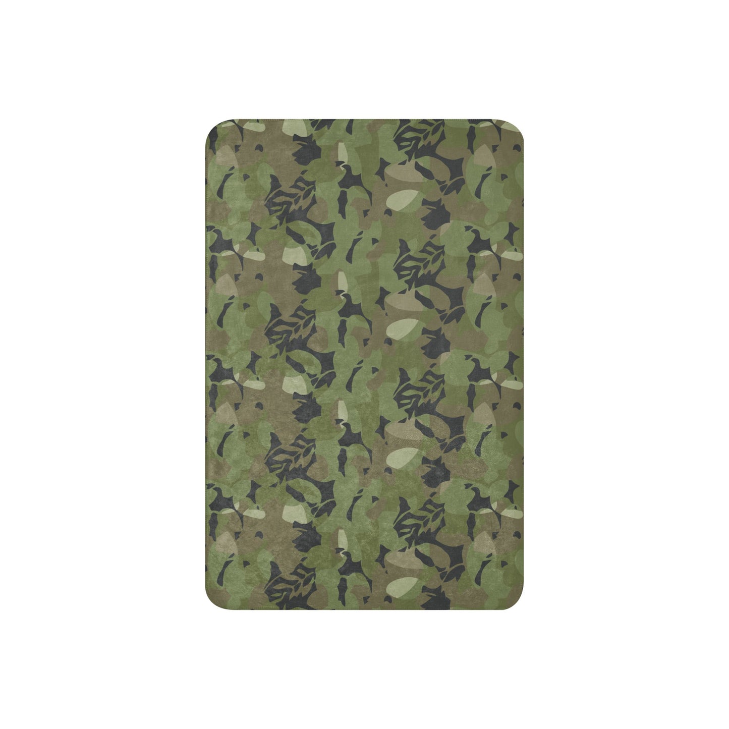 Cuban Elm Leaf Special Troops CAMO Sherpa Blanket