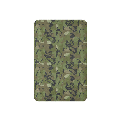 Cuban Elm Leaf Special Troops CAMO Sherpa Blanket