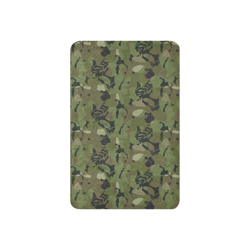 Elm Leaf Cuban Special Troops CAMO Sherpa Blanket