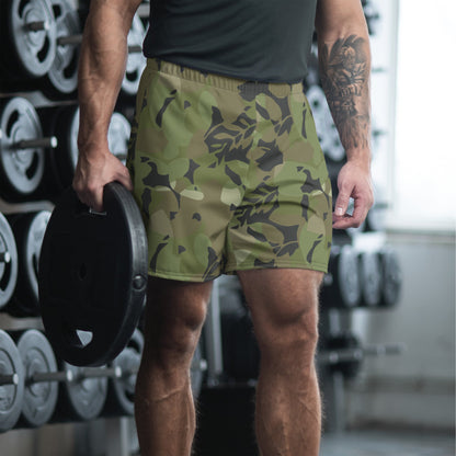 Cuban Elm Leaf Special Troops CAMO Unisex Athletic Long Shorts 2XS