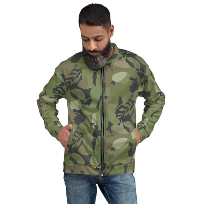 Cuban Elm Leaf Special Troops CAMO Unisex Bomber Jacket - Jackets