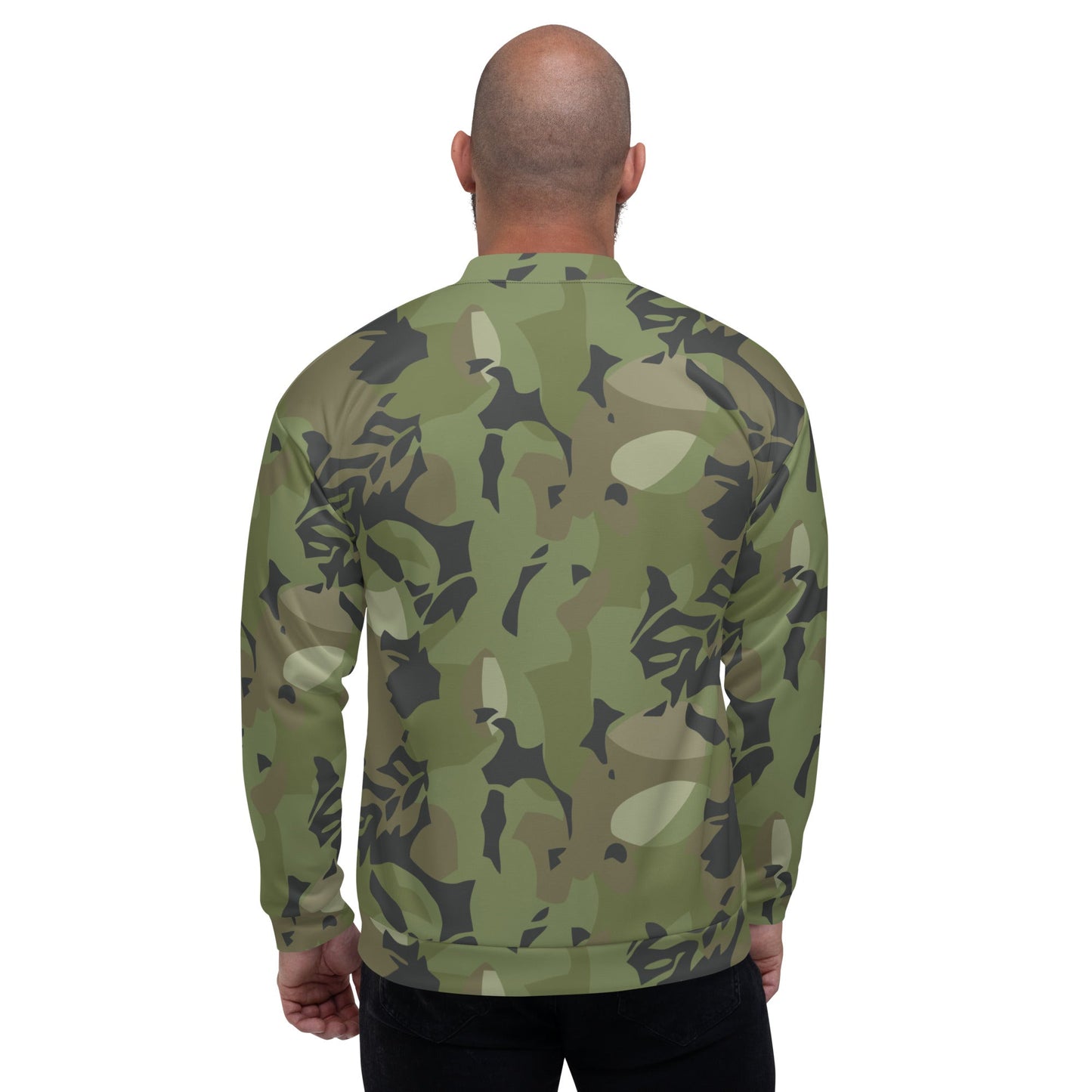 Cuban Elm Leaf Special Troops CAMO Unisex Bomber Jacket - Jackets