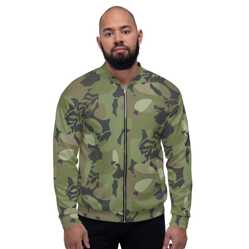 Elm Leaf Cuban Special Troops CAMO Unisex Bomber Jacket