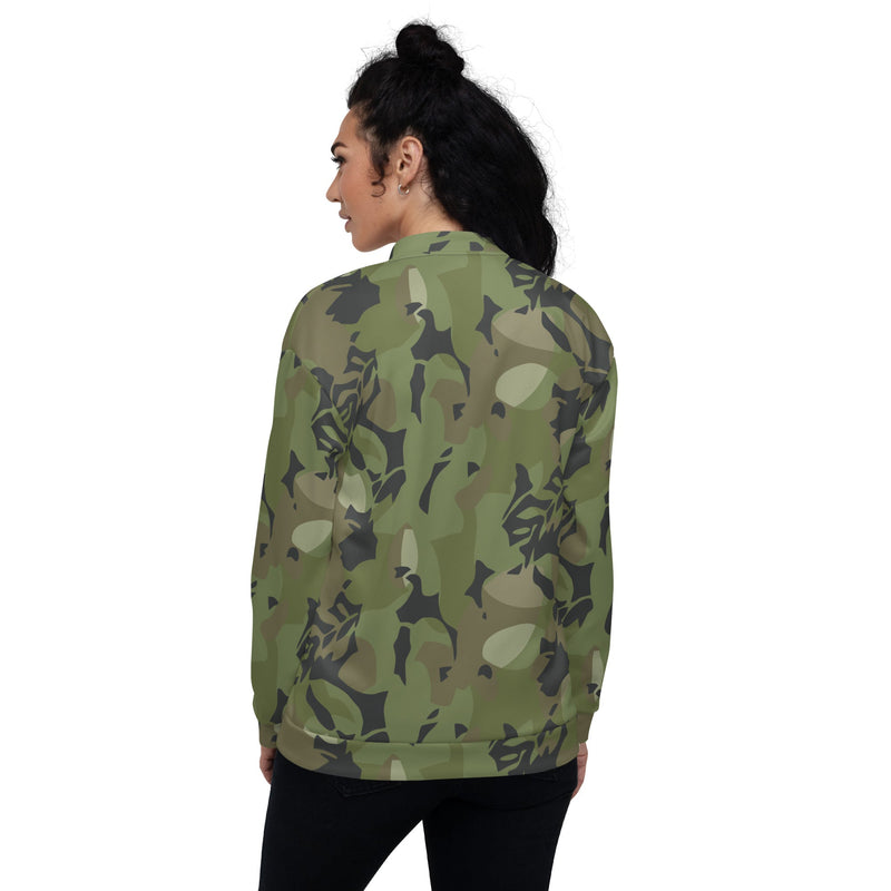 Elm Leaf Cuban Special Troops CAMO Unisex Bomber Jacket