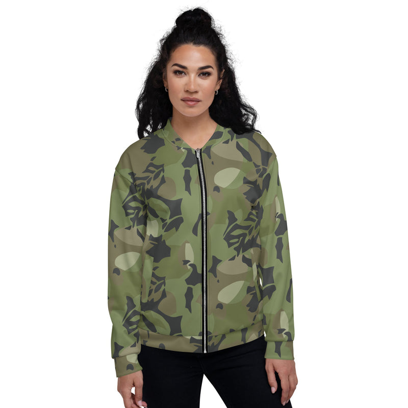 Elm Leaf Cuban Special Troops CAMO Unisex Bomber Jacket