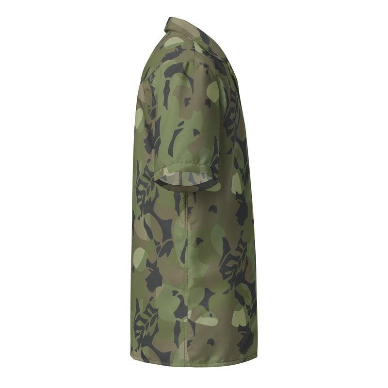 Elm Leaf Cuban Special Troops CAMO Unisex Short-Sleeve Button Shirt - Button-Up