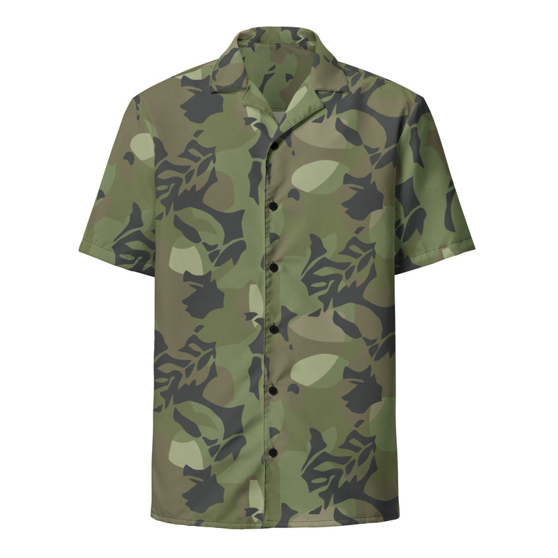 Elm Leaf Cuban Special Troops CAMO Unisex Short-Sleeve Button Shirt - Button-Up
