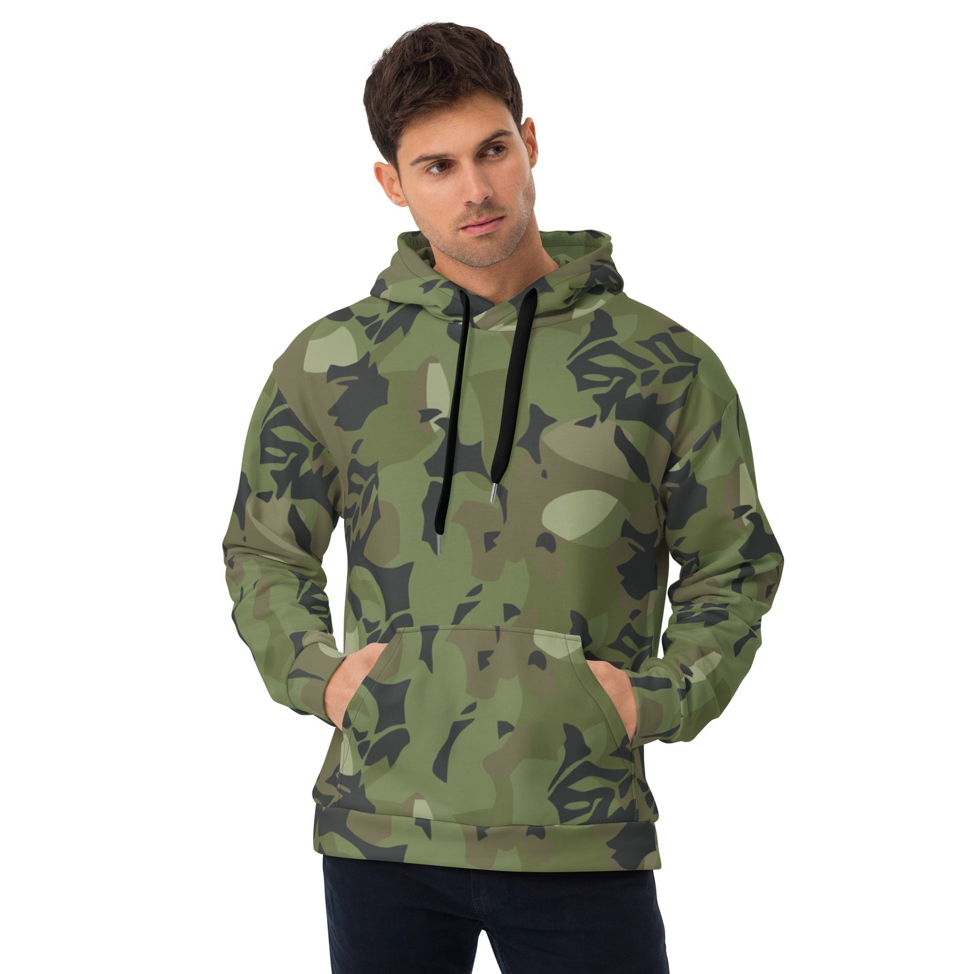 Cuban Elm Leaf Special Troops CAMO Unisex Hoodie 2XS Hoodies