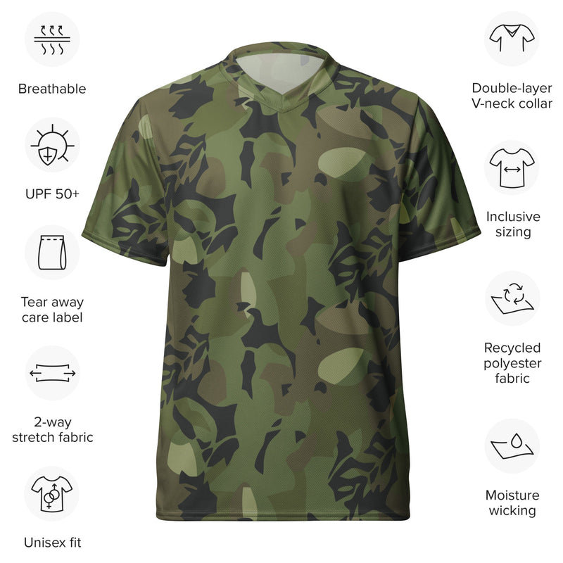 Elm Leaf Cuban Special Troops CAMO Unisex Sports Jersey