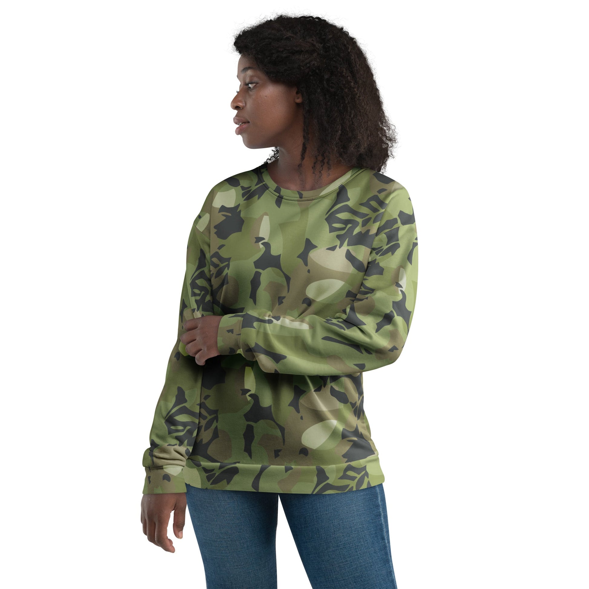 Cuban Elm Leaf Special Troops CAMO Unisex Sweatshirt - Sweatshirts