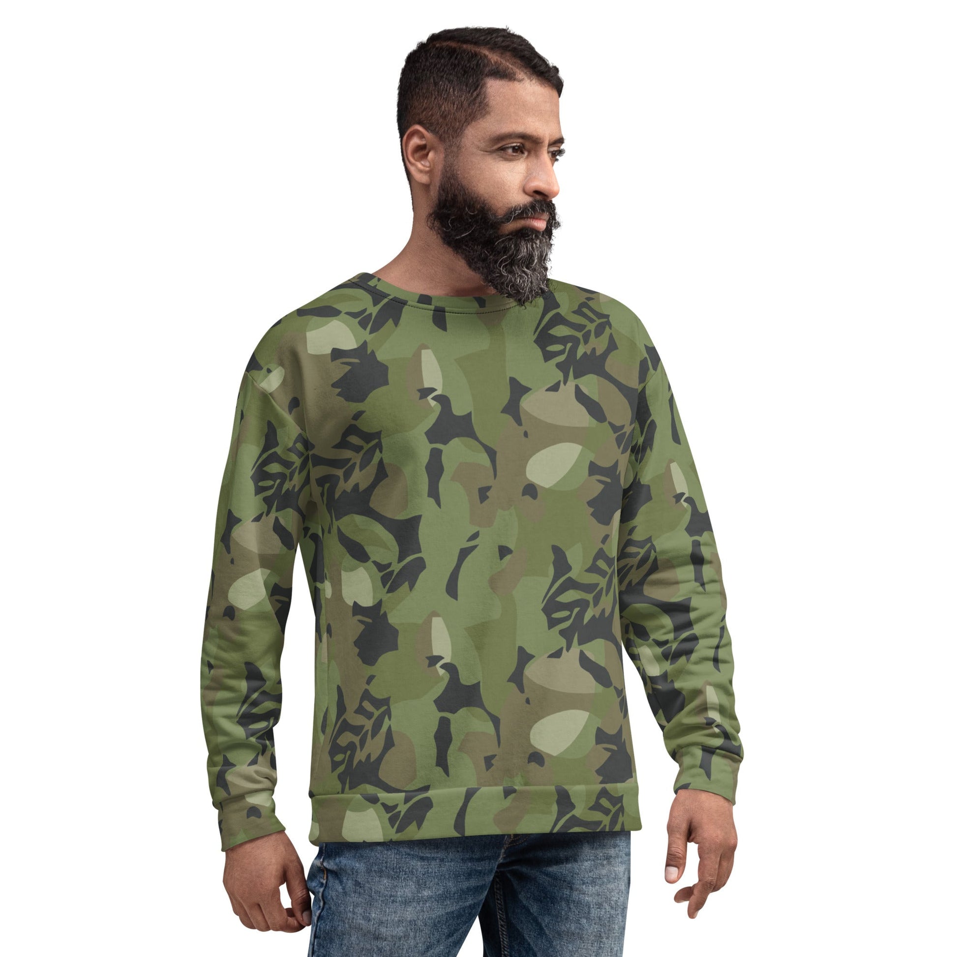 Cuban Elm Leaf Special Troops CAMO Unisex Sweatshirt - Sweatshirts