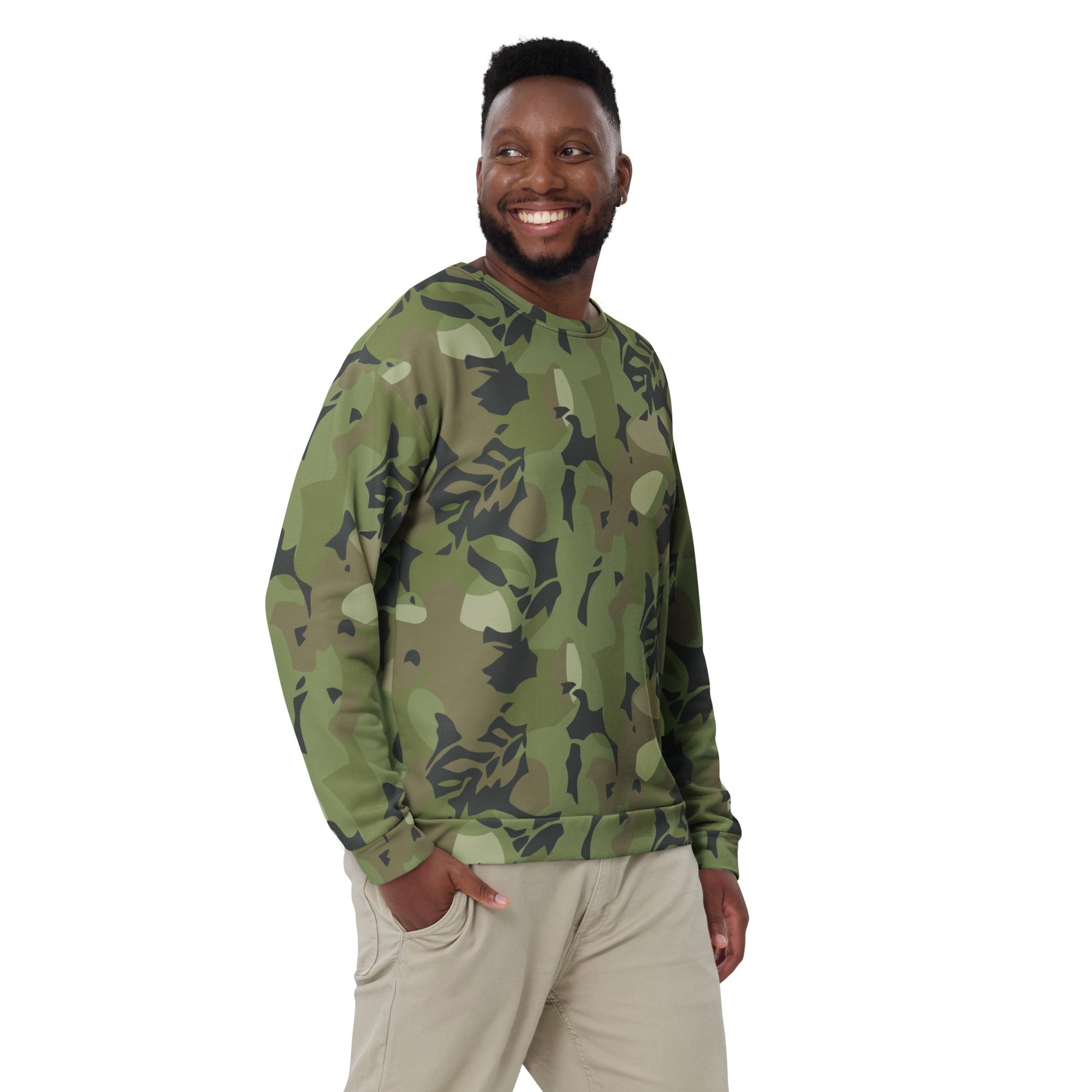 Cuban Elm Leaf Special Troops CAMO Unisex Sweatshirt - Sweatshirts