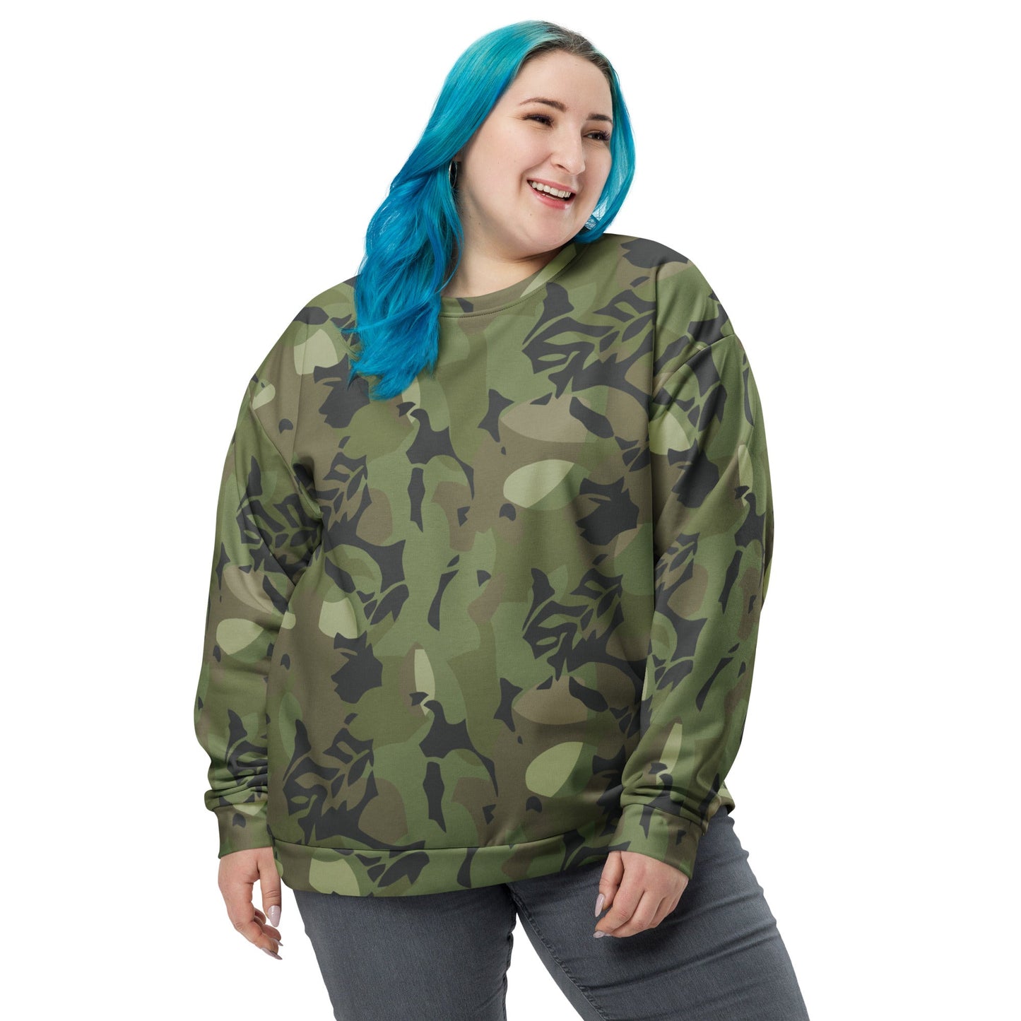 Cuban Elm Leaf Special Troops CAMO Unisex Sweatshirt - Sweatshirts